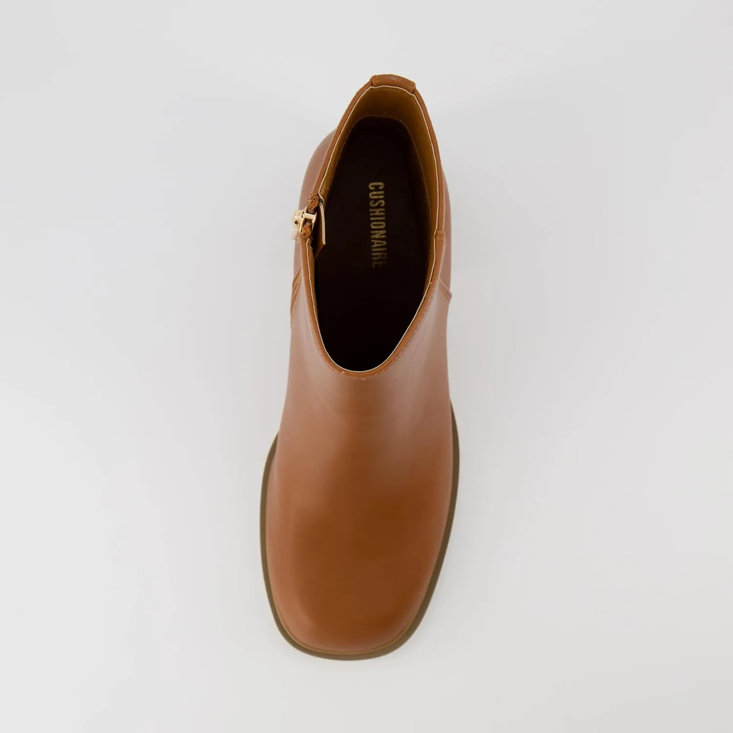 CUSHIONAIRE Women's Dante block heel dress boot  Memory Foam, Wide Widths Available