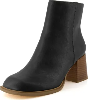 CUSHIONAIRE Women's Dante block heel dress boot  Memory Foam, Wide Widths Available