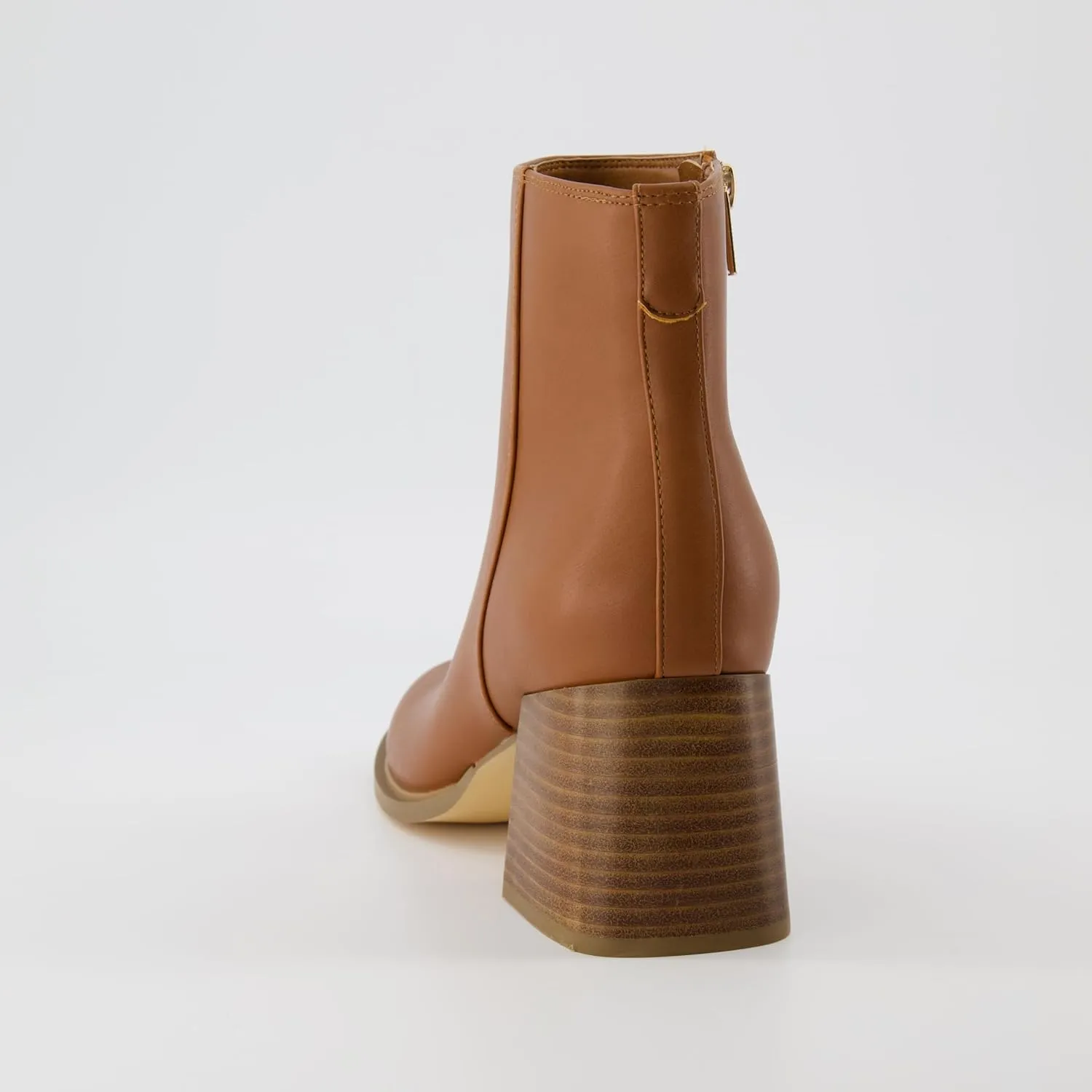 CUSHIONAIRE Women's Dante block heel dress boot  Memory Foam, Wide Widths Available