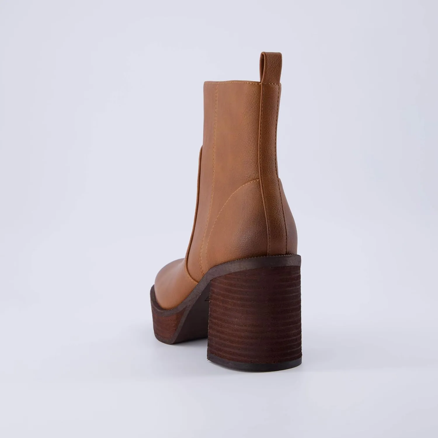 CUSHIONAIRE Women's Festival Platform Block Heel Boot  Memory Foam, Wide Widths Available