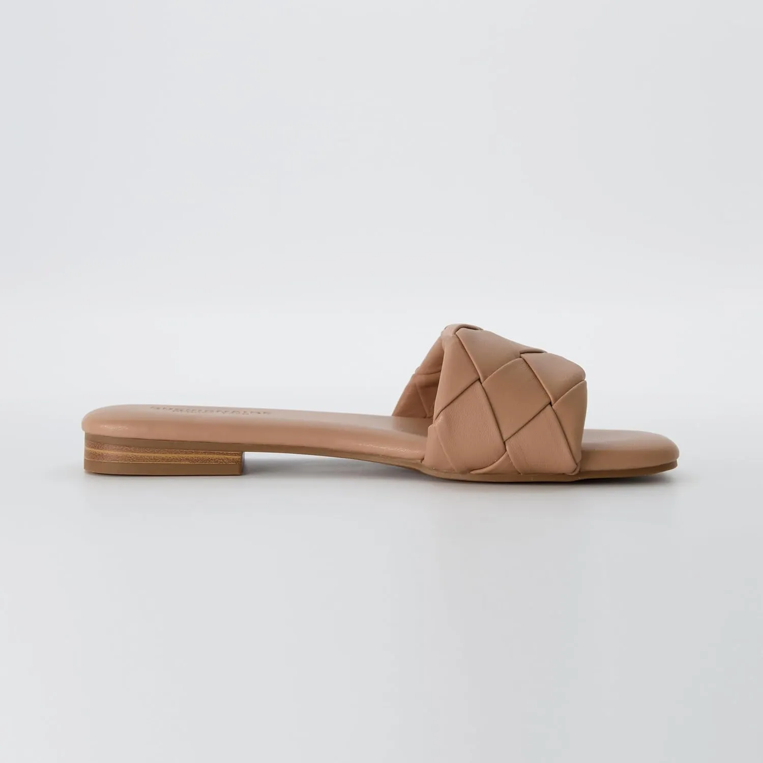 CUSHIONAIRE Women's Franca woven slide sandal  Memory Foam, Wide Widths Available