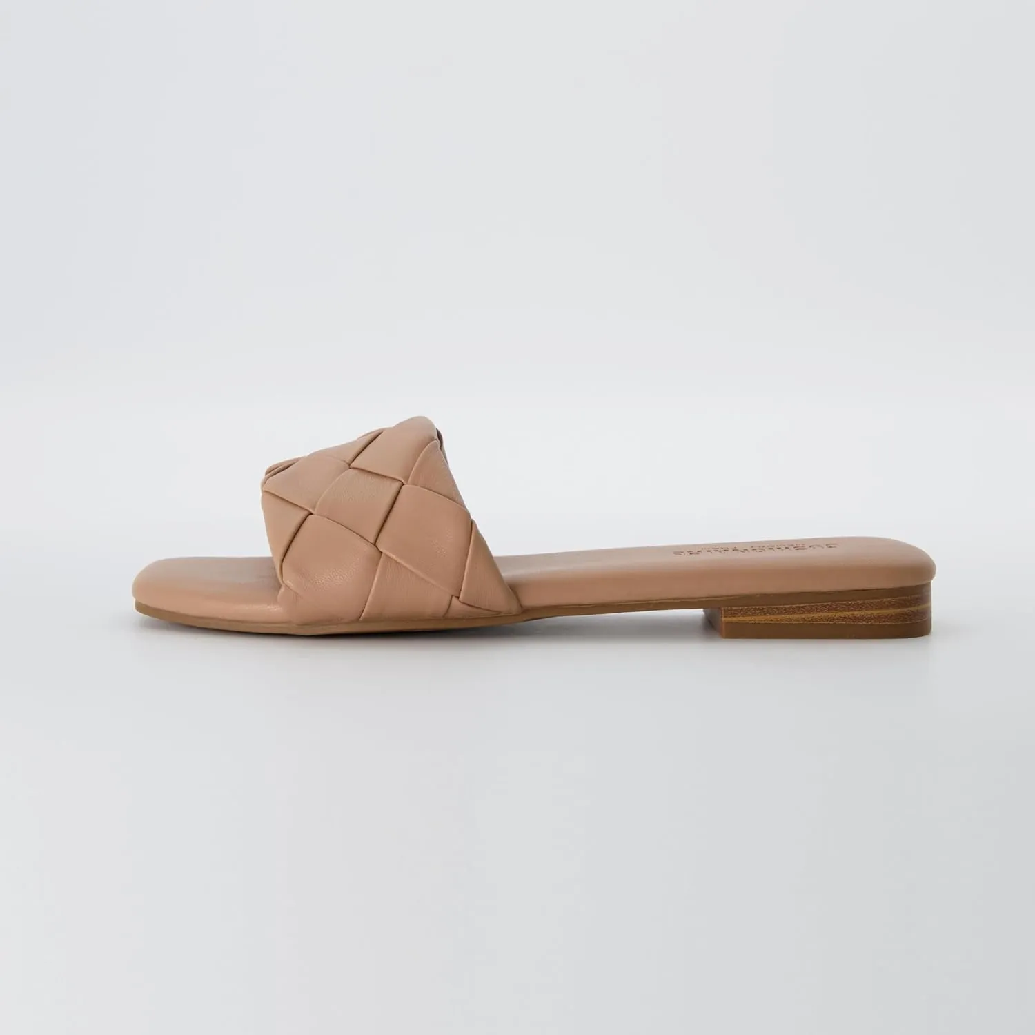 CUSHIONAIRE Women's Franca woven slide sandal  Memory Foam, Wide Widths Available