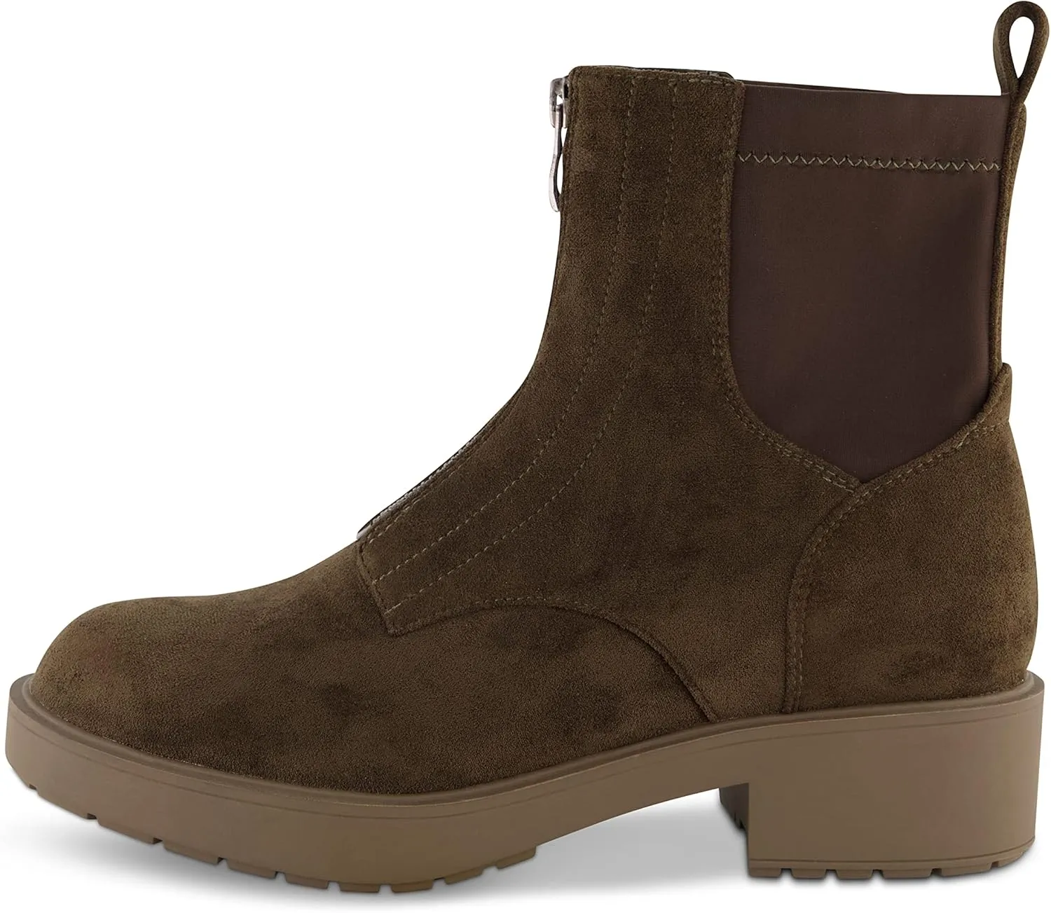 CUSHIONAIRE Women's Hackett zipper boot  Memory Foam, Wide Widths Available