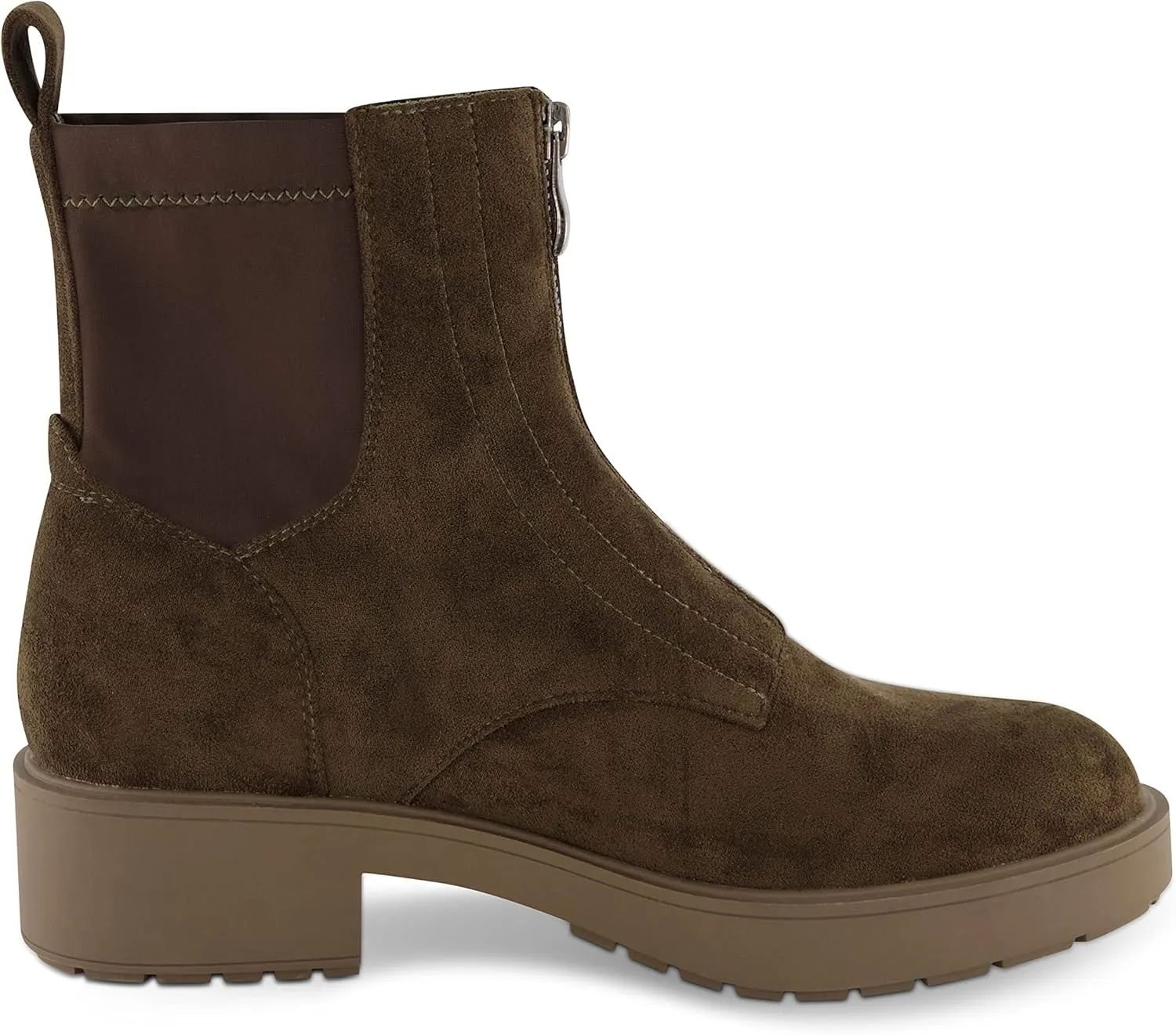 CUSHIONAIRE Women's Hackett zipper boot  Memory Foam, Wide Widths Available