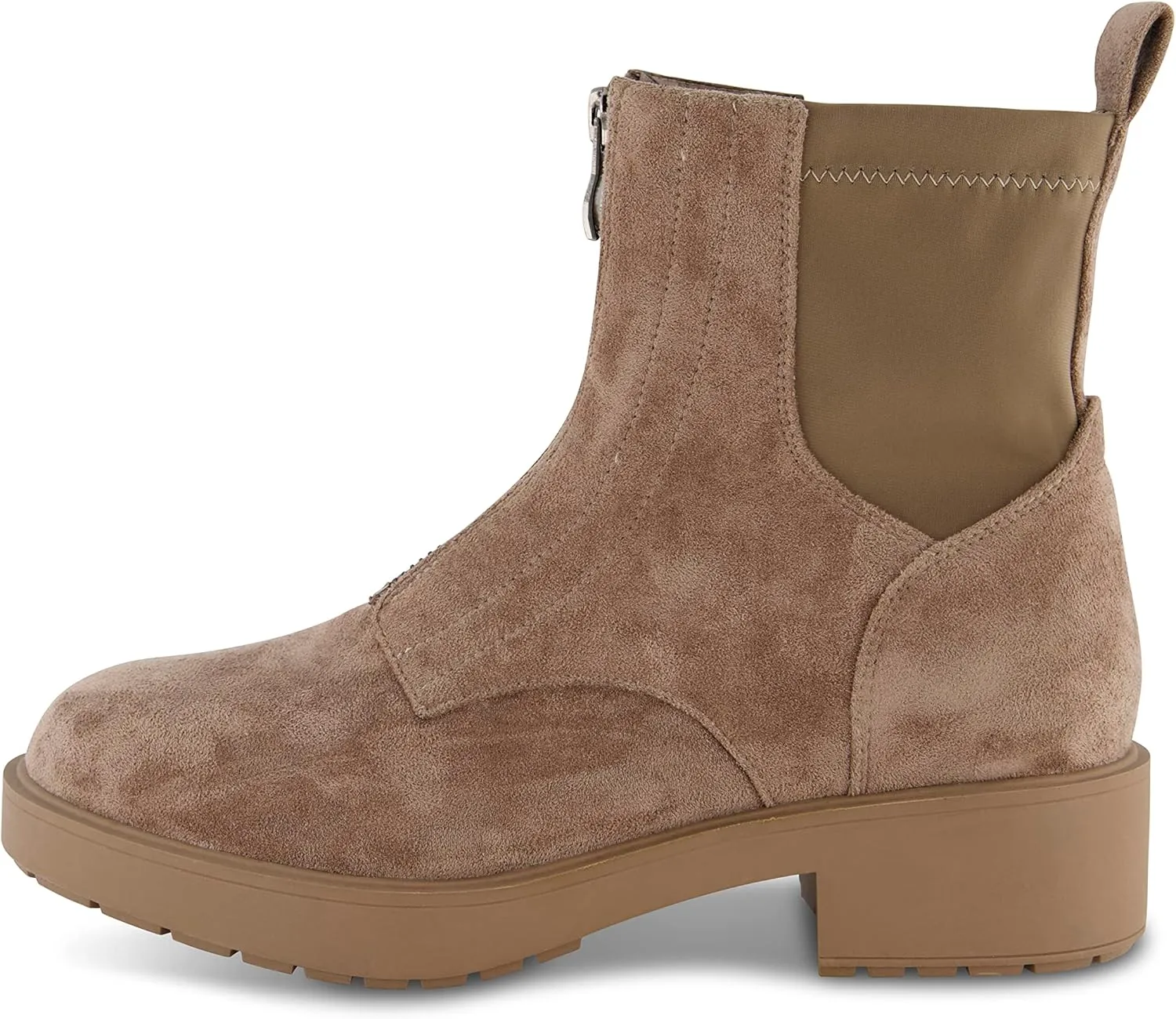 CUSHIONAIRE Women's Hackett zipper boot  Memory Foam, Wide Widths Available