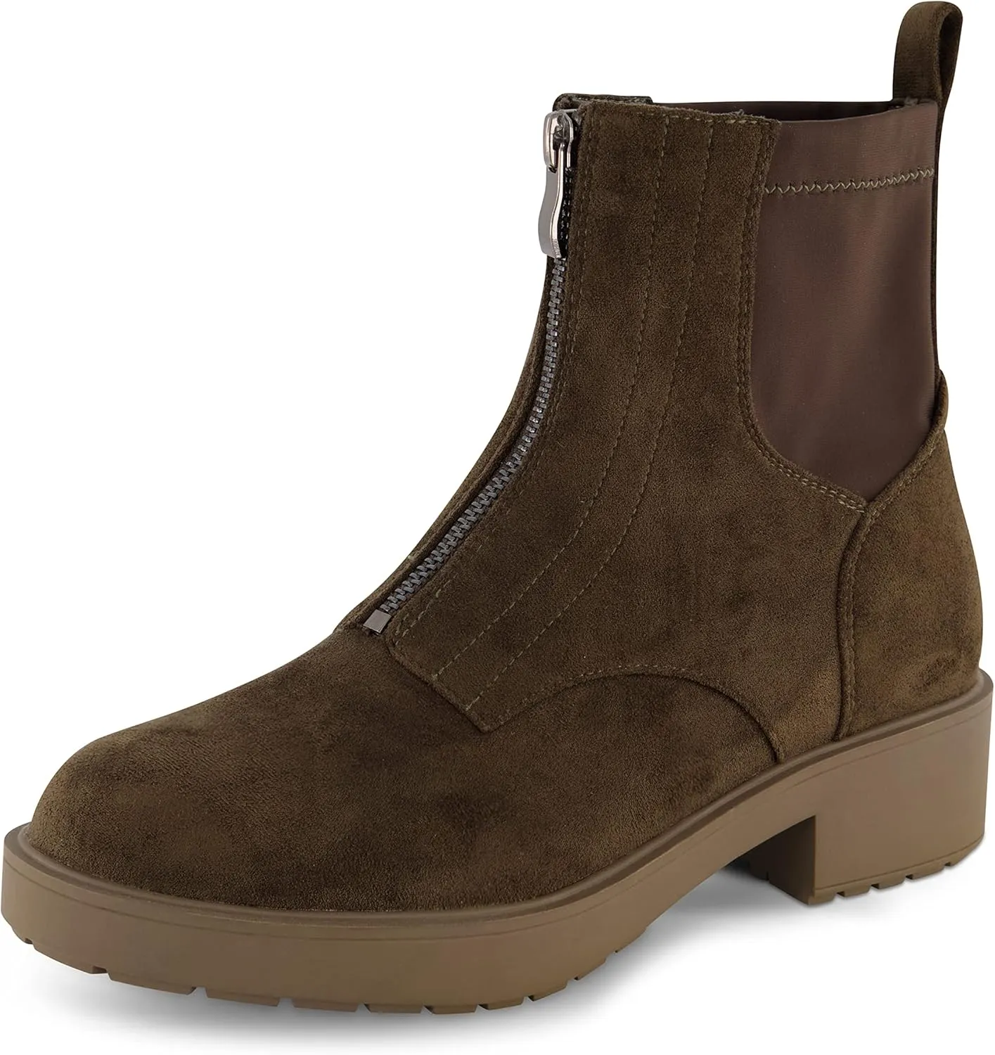 CUSHIONAIRE Women's Hackett zipper boot  Memory Foam, Wide Widths Available