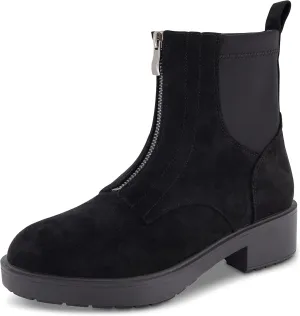 CUSHIONAIRE Women's Hackett zipper boot  Memory Foam, Wide Widths Available