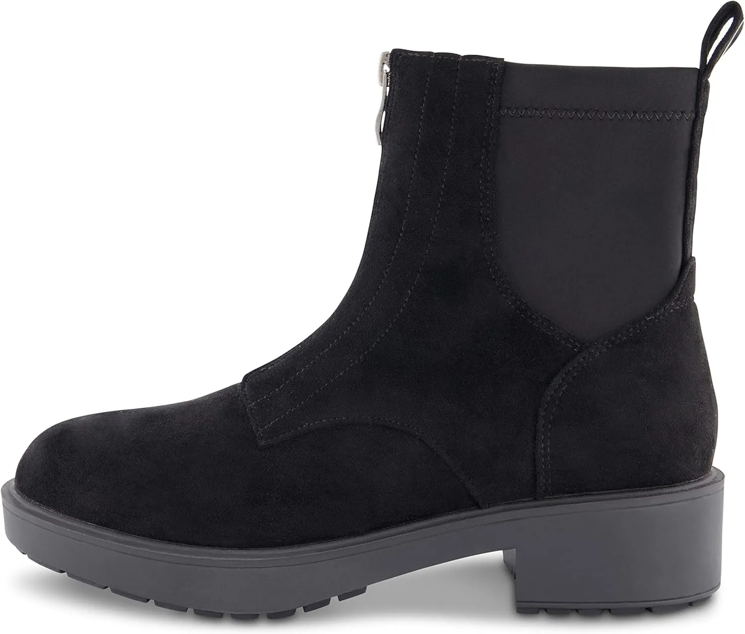 CUSHIONAIRE Women's Hackett zipper boot  Memory Foam, Wide Widths Available