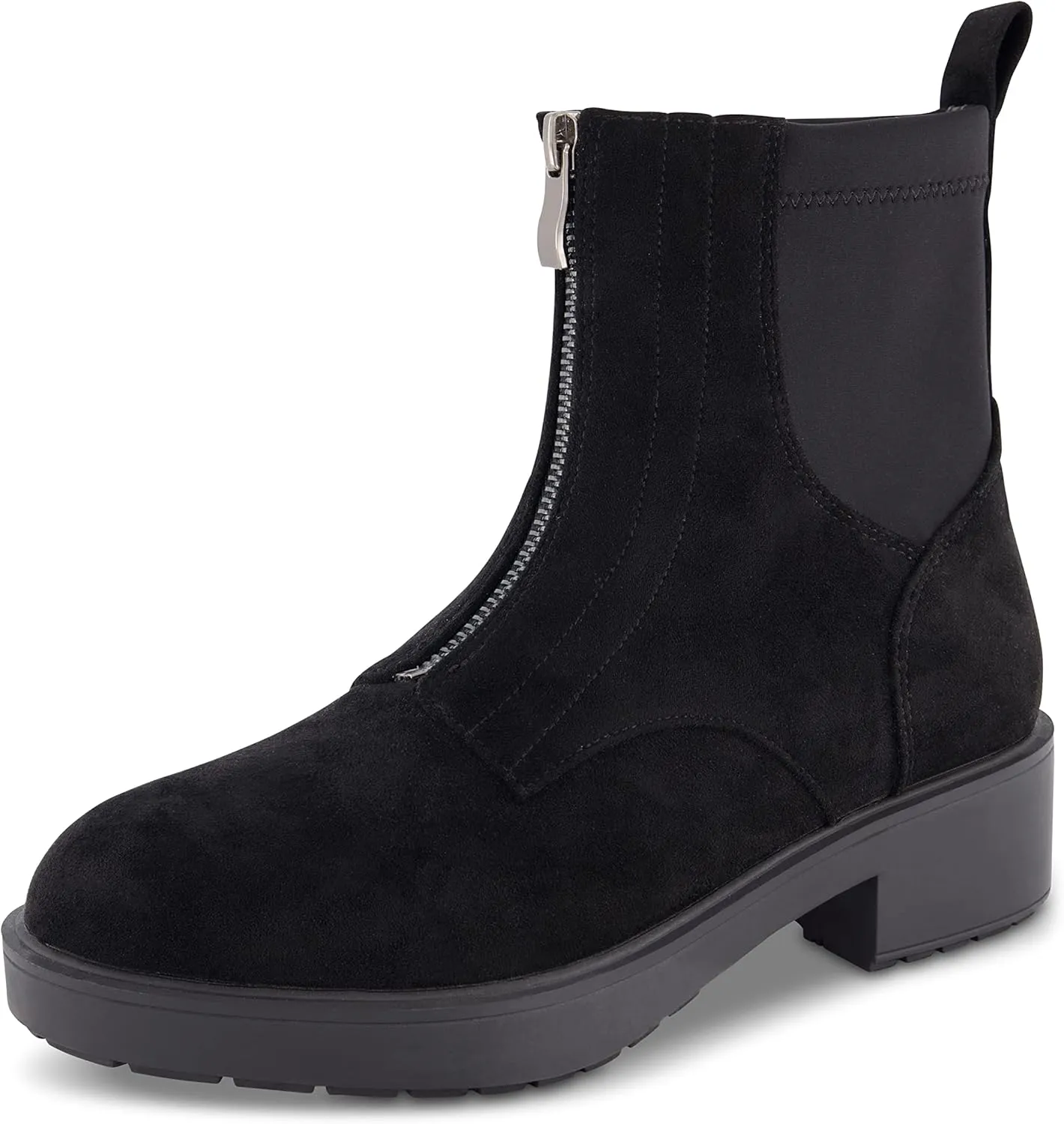 CUSHIONAIRE Women's Hackett zipper boot  Memory Foam, Wide Widths Available