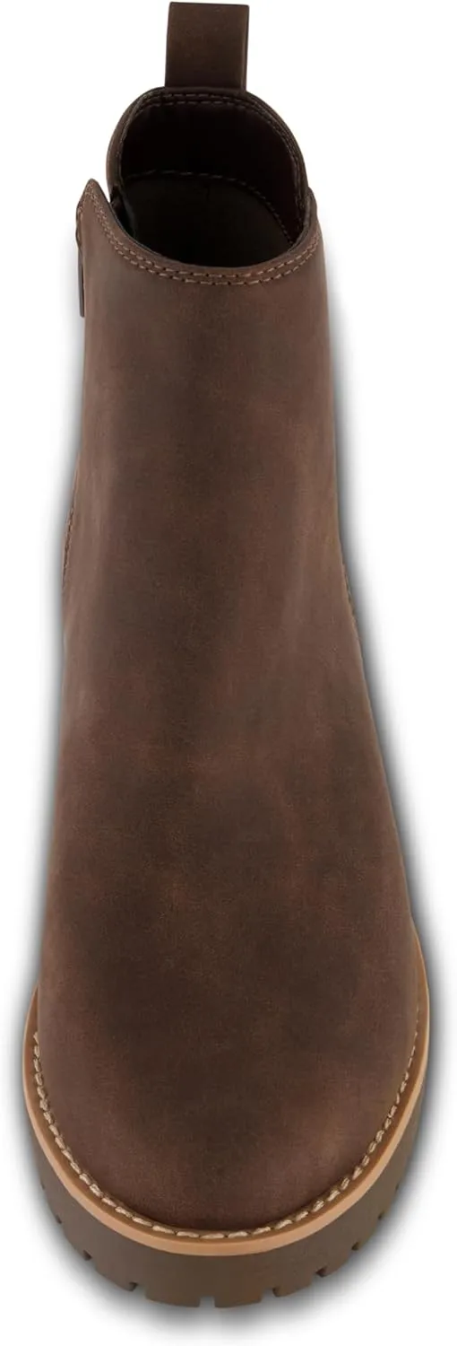 CUSHIONAIRE Women's Ilena wedge boot  Memory Foam, Wide Widths Available
