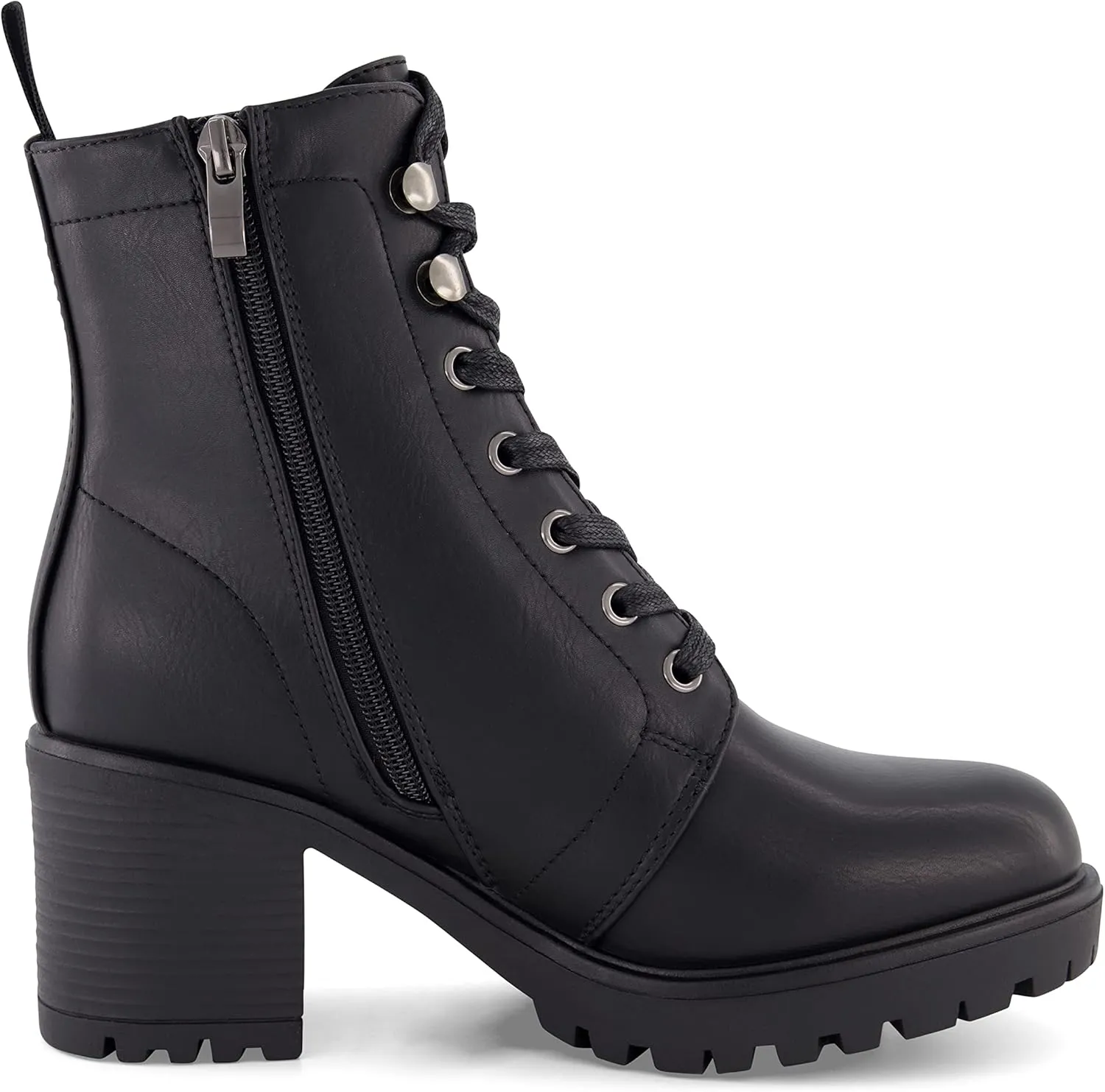 CUSHIONAIRE Women's James lace up boot  Memory Foam, Wide Widths Available