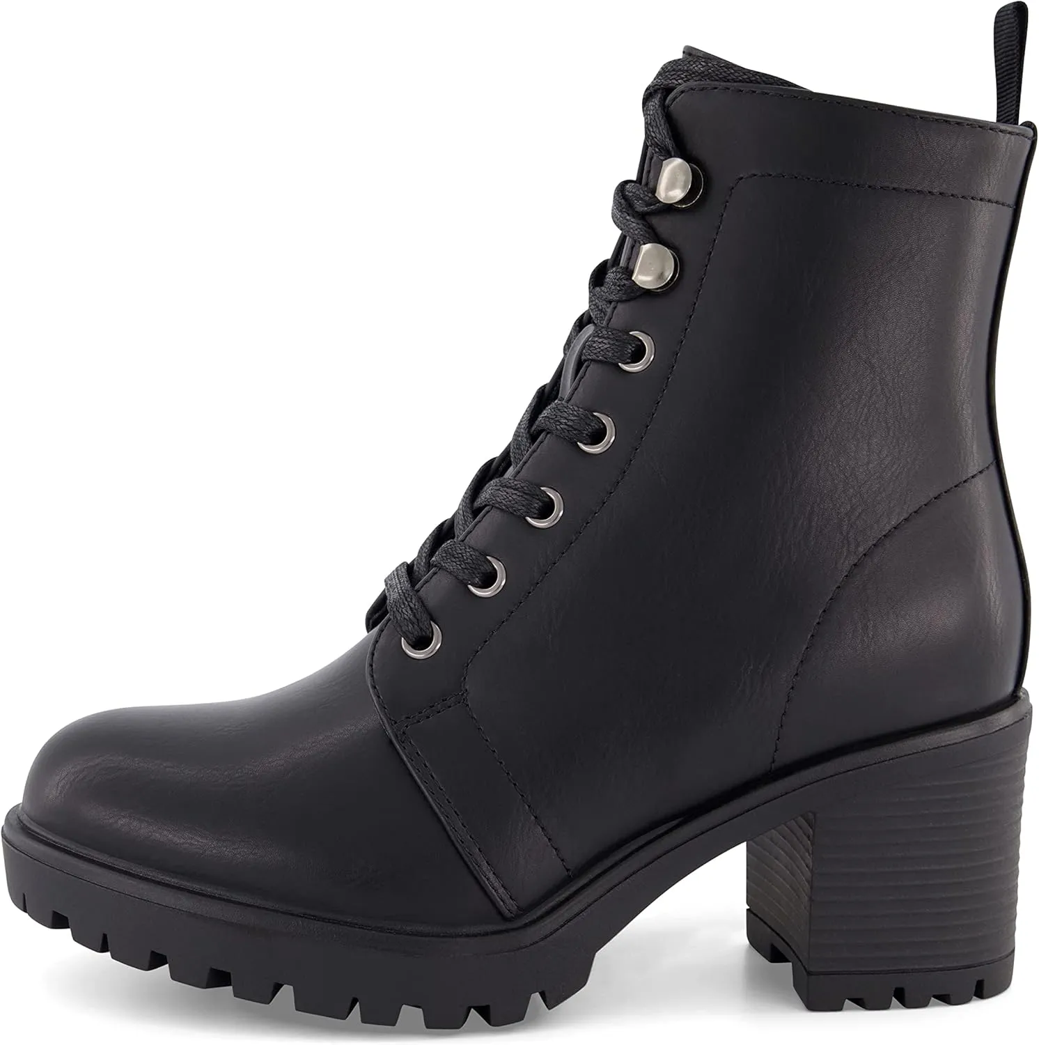 CUSHIONAIRE Women's James lace up boot  Memory Foam, Wide Widths Available