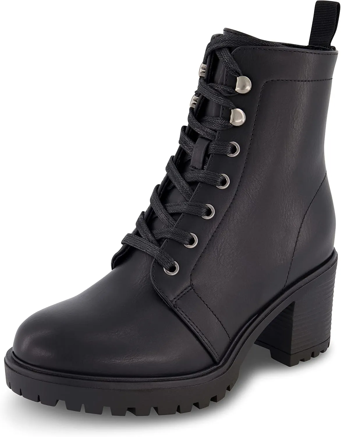 CUSHIONAIRE Women's James lace up boot  Memory Foam, Wide Widths Available