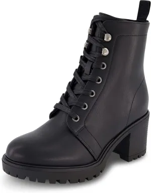 CUSHIONAIRE Women's James lace up boot  Memory Foam, Wide Widths Available
