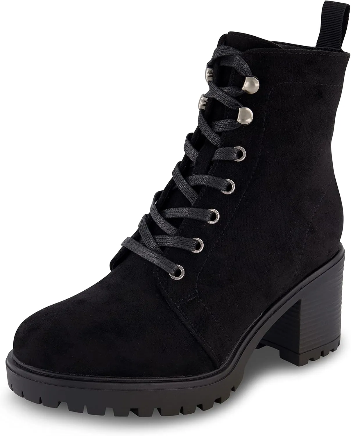 CUSHIONAIRE Women's James lace up boot  Memory Foam, Wide Widths Available