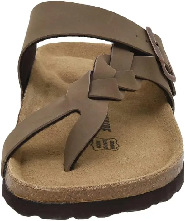 CUSHIONAIRE Women's Libby Cork footbed Sandal with  Comfort and Wide Widths Available,