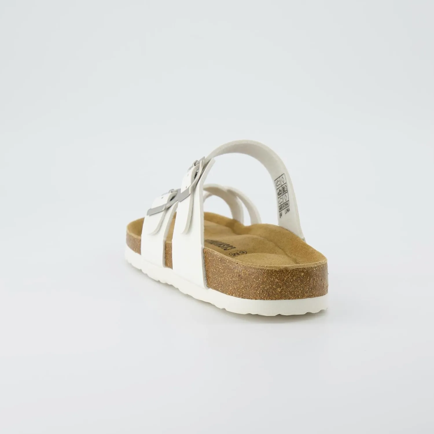 CUSHIONAIRE Women's Luna Cork Footbed Sandal With  Comfort