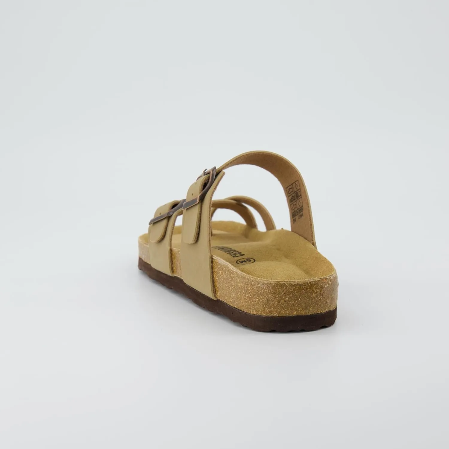 CUSHIONAIRE Women's Luna Cork Footbed Sandal With  Comfort