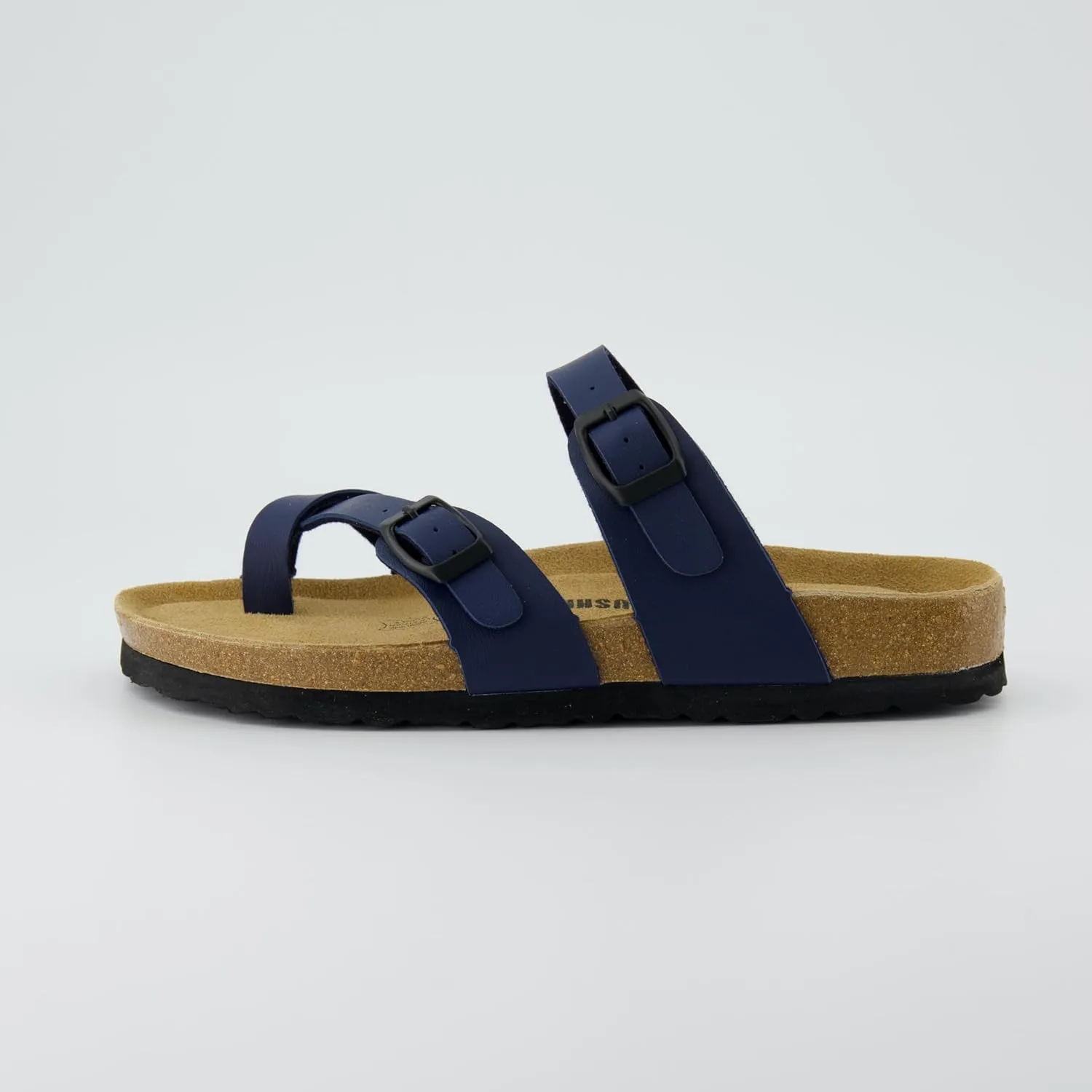 CUSHIONAIRE Women's Luna Cork Footbed Sandal With  Comfort
