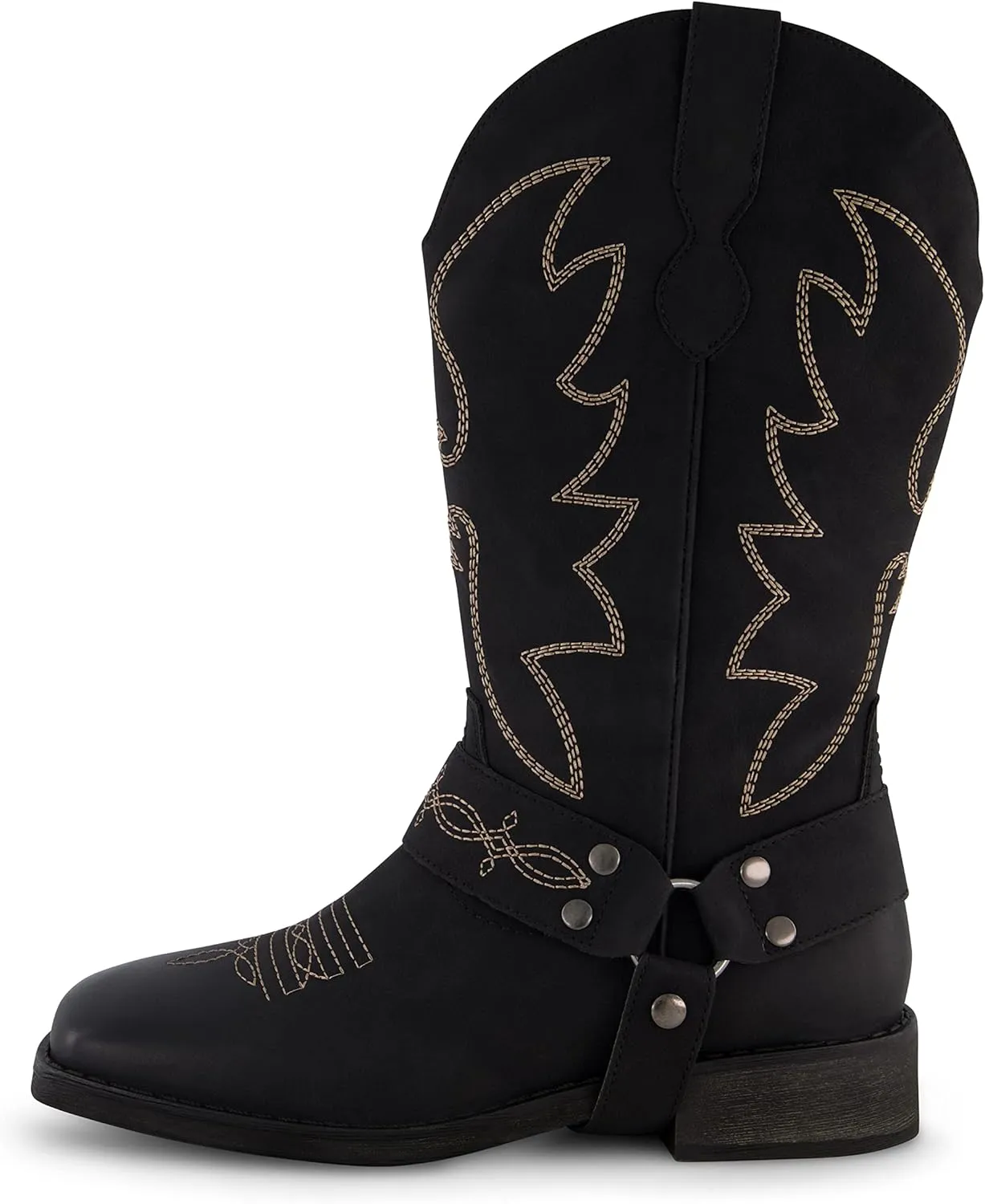 CUSHIONAIRE Women's Mustang Western Boot with  Memory Foam, Wide Widths Available