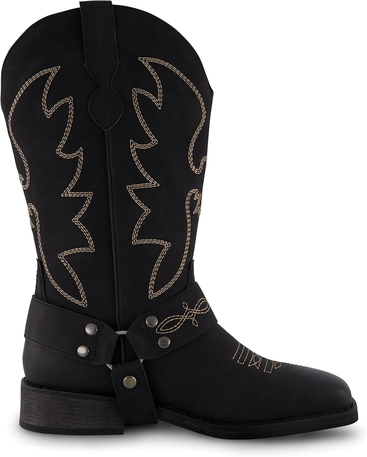 CUSHIONAIRE Women's Mustang Western Boot with  Memory Foam, Wide Widths Available