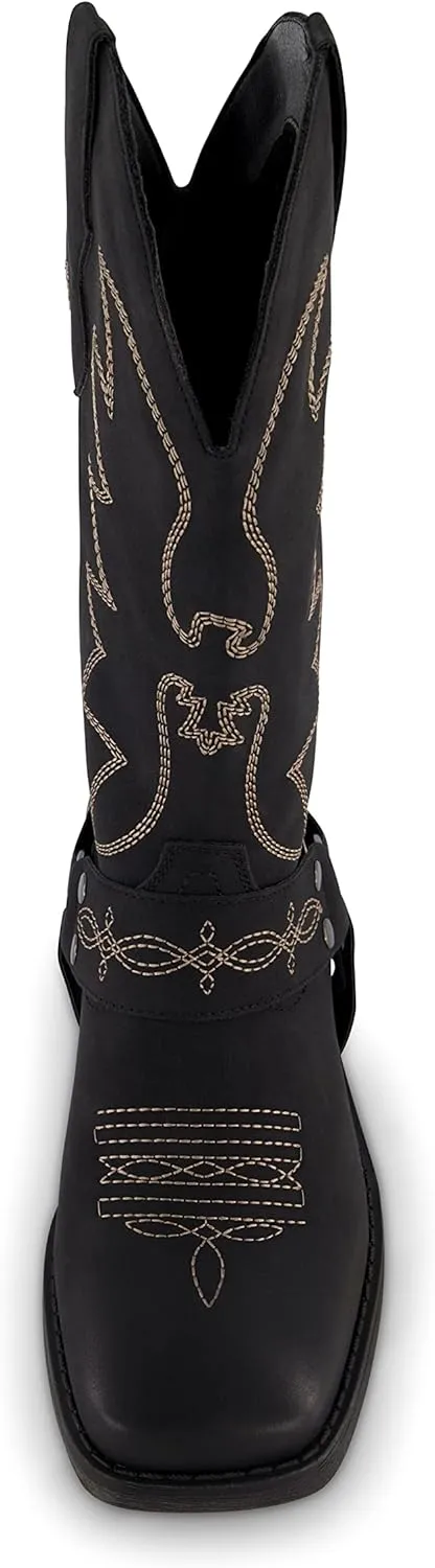 CUSHIONAIRE Women's Mustang Western Boot with  Memory Foam, Wide Widths Available