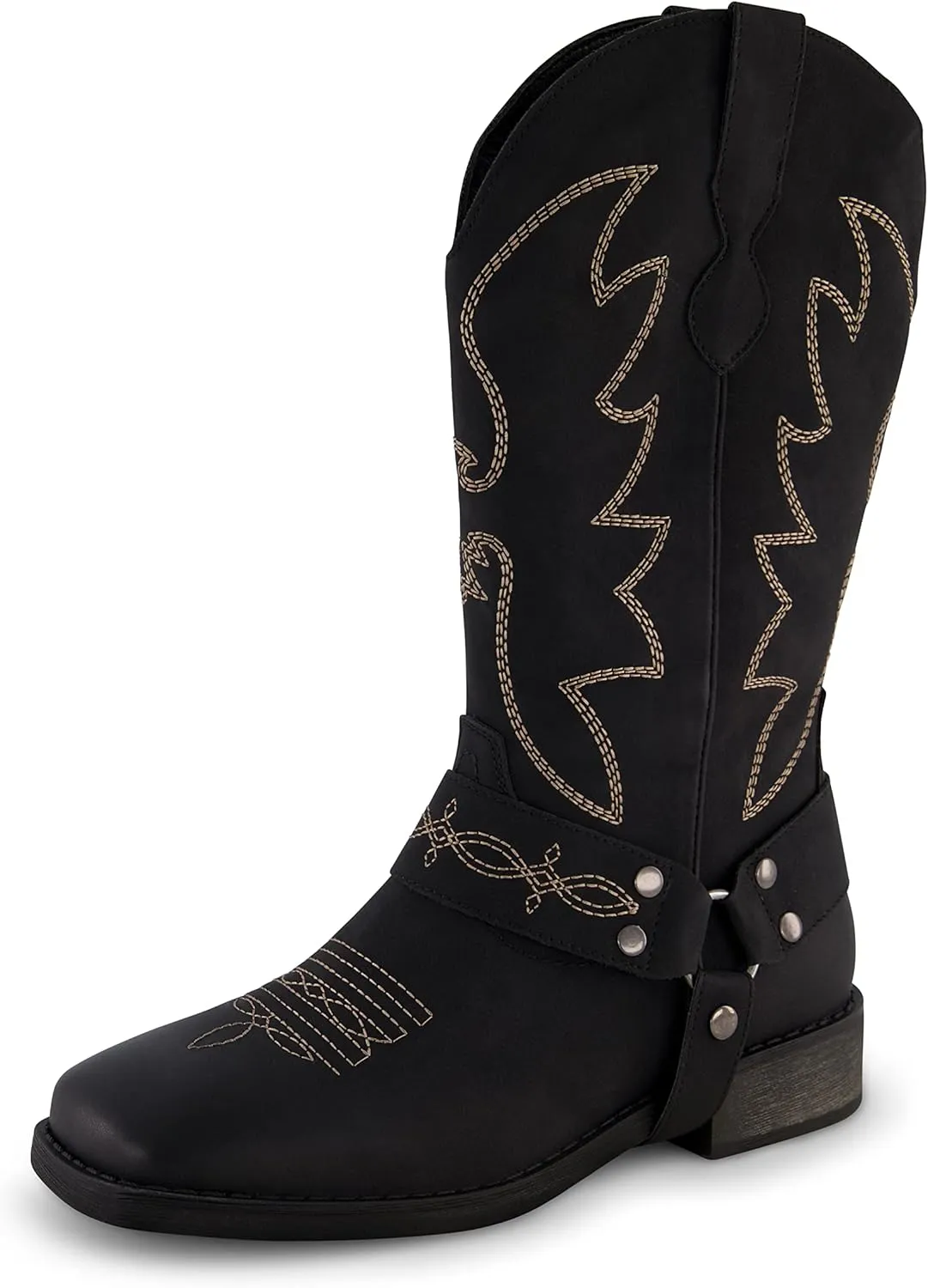 CUSHIONAIRE Women's Mustang Western Boot with  Memory Foam, Wide Widths Available