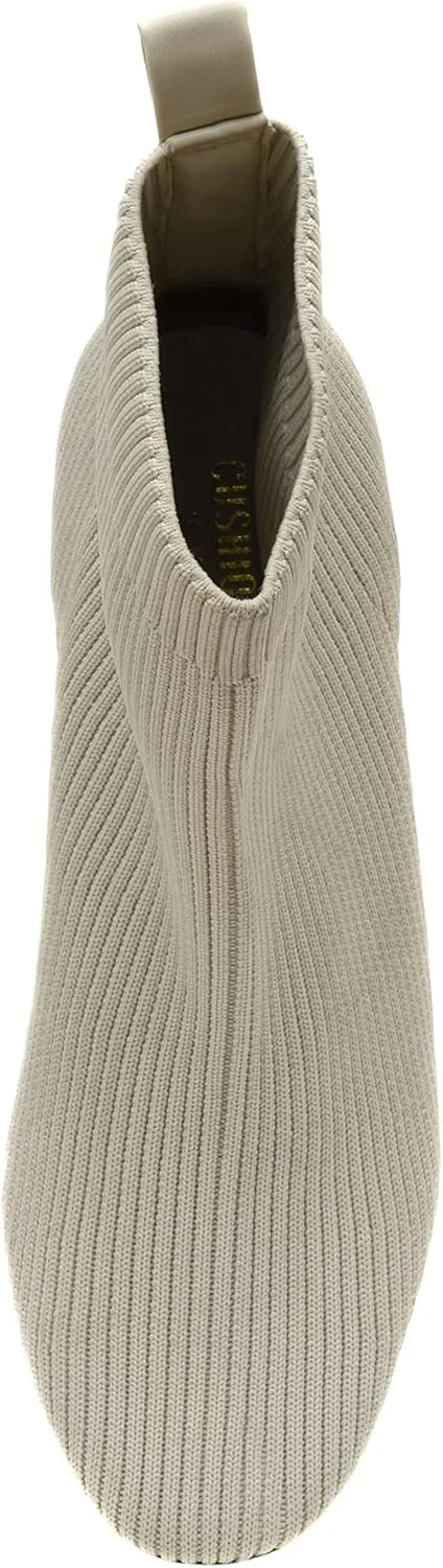 CUSHIONAIRE Women's Neely Stretch bootie  Memory Foam and Wide Widths Available
