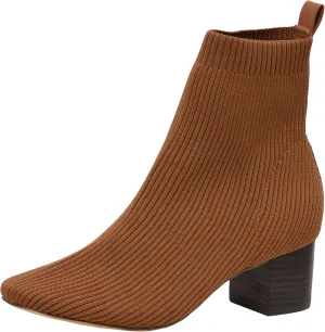 CUSHIONAIRE Women's Neely Stretch bootie  Memory Foam and Wide Widths Available