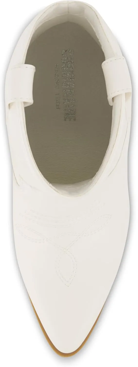 CUSHIONAIRE Women's Rocky Western boot with stitch detailing and Memory Foam padding, Wide Widths Available