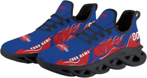 Custom Baseball Flex Control Sneakers Personalized Fan Men's Breathable Name Number Gift Workout Athletic Gym Slip-on Shoes
