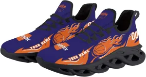 Custom Basketball Flex Control Sneakers Personalized Fan Men's Breathable Name Number Gift Workout Athletic Gym Slip-on Shoes