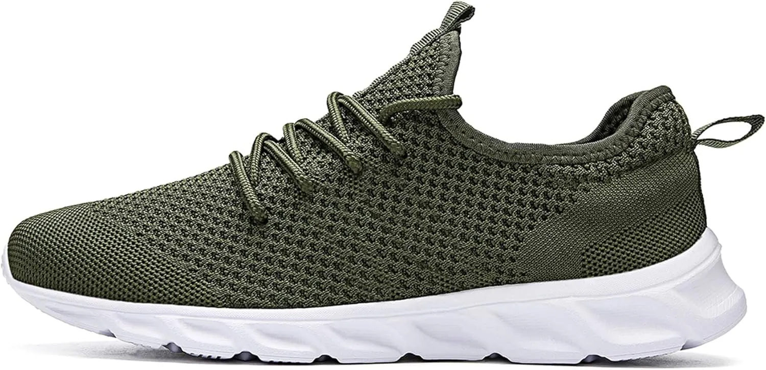 Damyuan Mens Lightweight Athletic Running Walking Gym Shoes Casual Sports Shoes Fashion Sneakers Walking Shoes