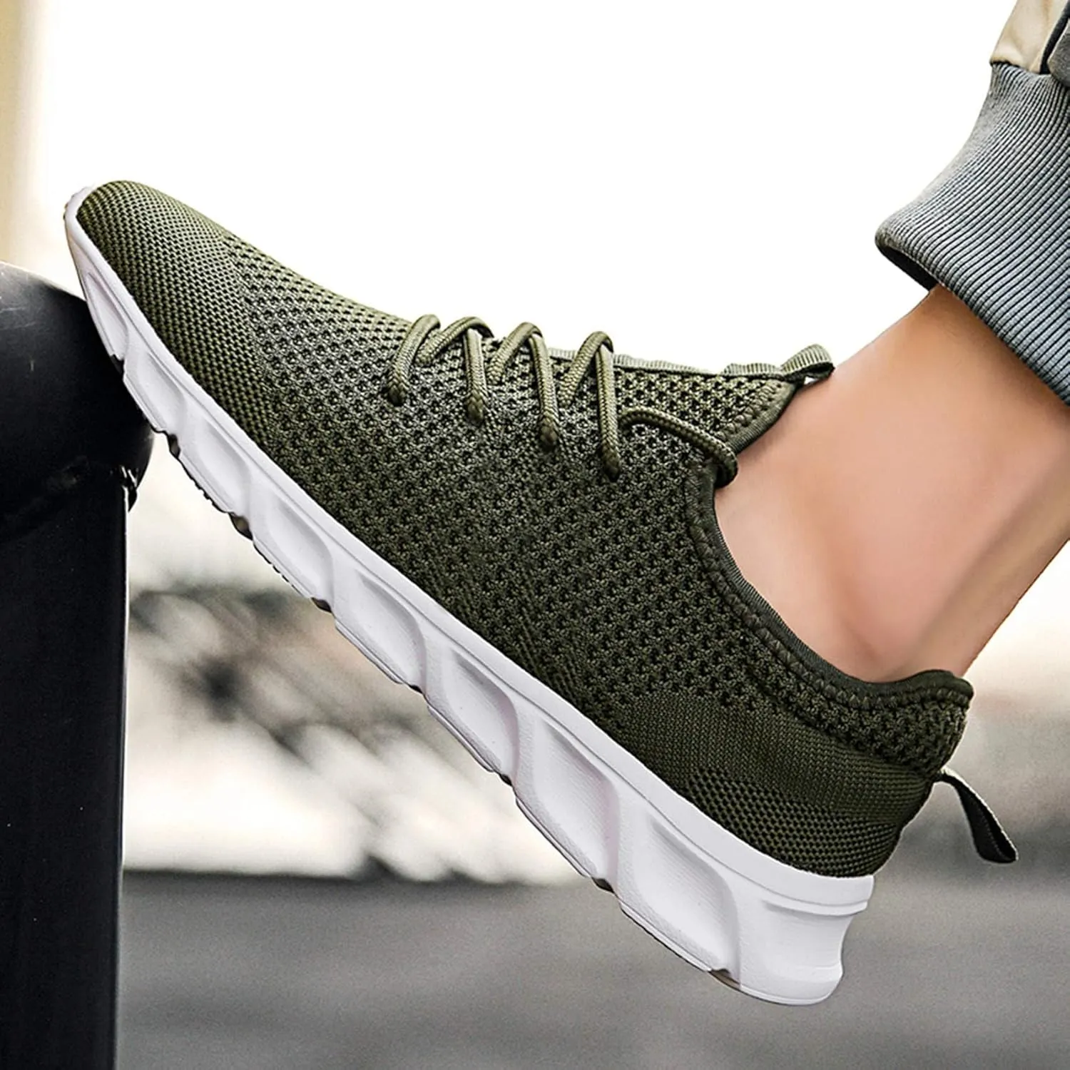 Damyuan Mens Lightweight Athletic Running Walking Gym Shoes Casual Sports Shoes Fashion Sneakers Walking Shoes