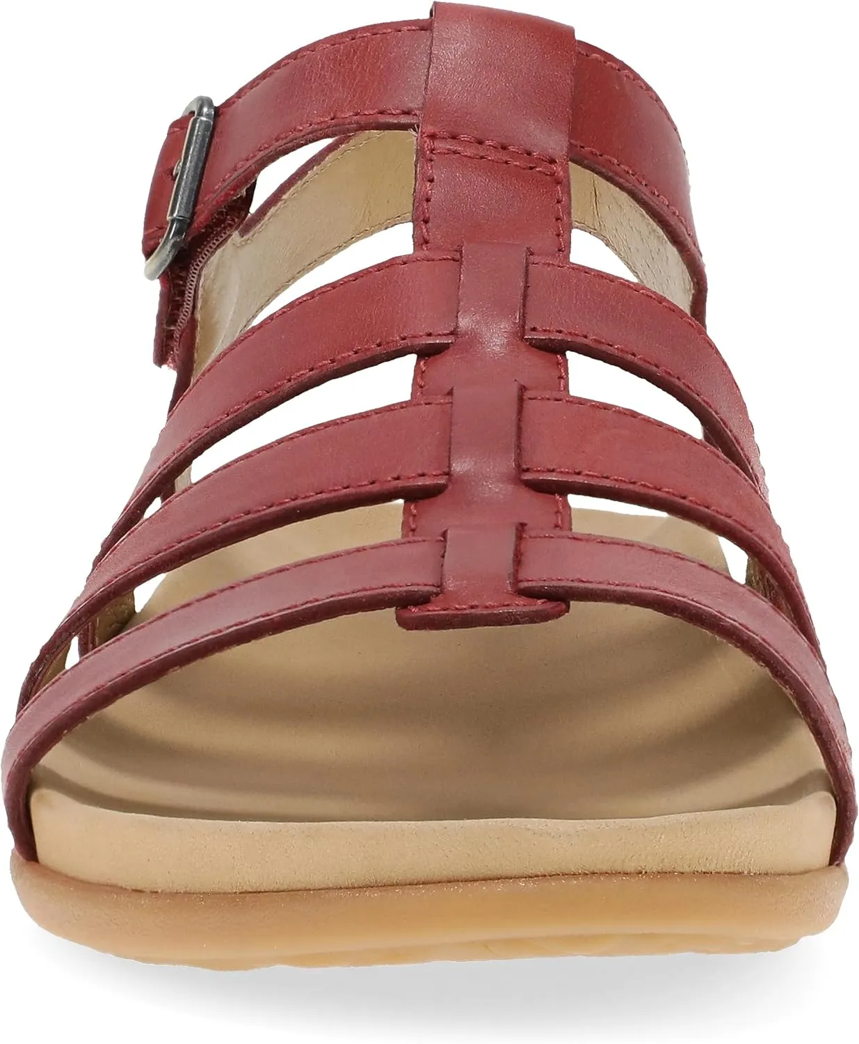 Dansko Janice Fisherman Sandal for Women - Leather Linings and Uppers for All-Day Comfort - Dual-Density EVA Footbed and Lightweight Rubber Outsole for Long-Lasting Wear