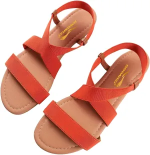 DAYDAYGO Women's Elastic Flat Sandals