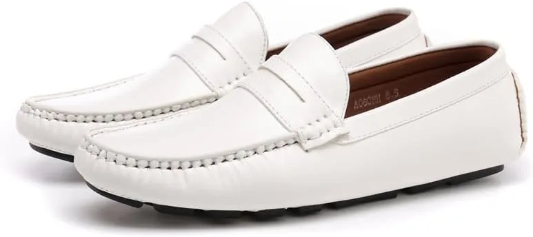 DECARSDZ Men's Lightweight Casual Penny Loafers Soft for Driving Slip on Shoes for Men