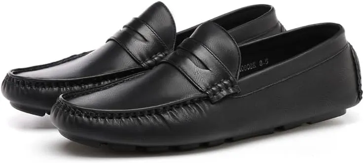 DECARSDZ Men's Lightweight Casual Penny Loafers Soft for Driving Slip on Shoes for Men
