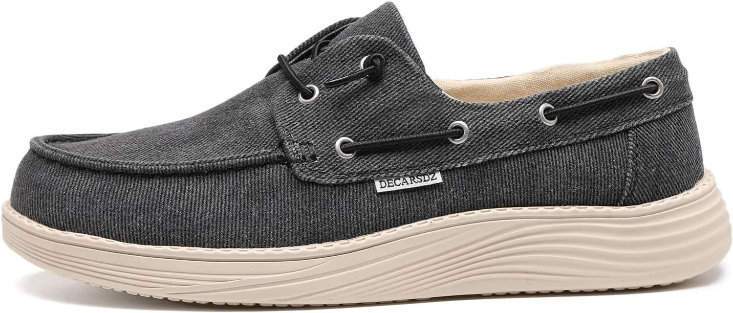 DECARSDZ Men's Penny Loafers Slip On Shoes Walking Shoe for Mens Lightweight Casual Knit Loafer