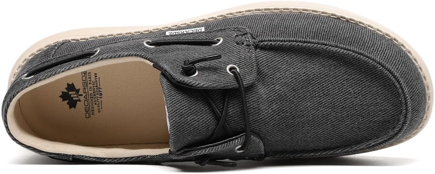 DECARSDZ Men's Penny Loafers Slip On Shoes Walking Shoe for Mens Lightweight Casual Knit Loafer