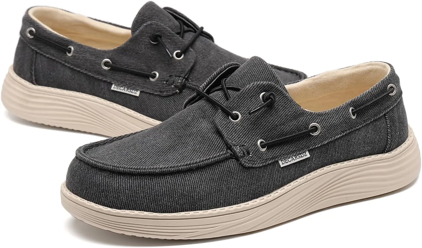 DECARSDZ Men's Penny Loafers Slip On Shoes Walking Shoe for Mens Lightweight Casual Knit Loafer