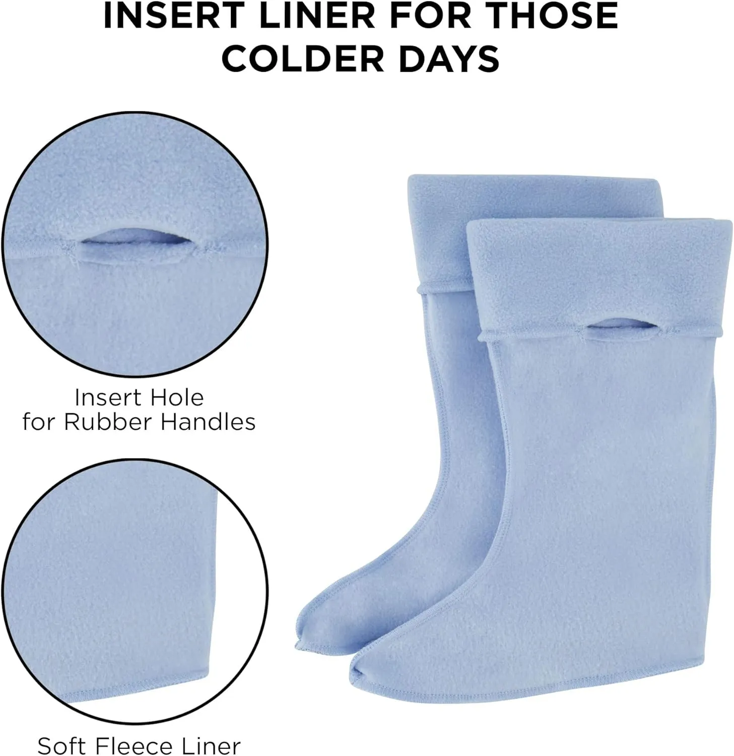 Disney Girl's Frozen Kids Rain Boots with Soft Removable Liner Snow