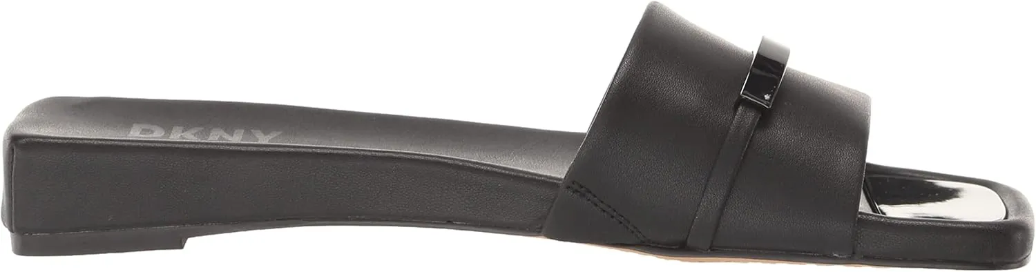DKNY Women's Comfortable Chic Shoe Alaina Flat Sandal