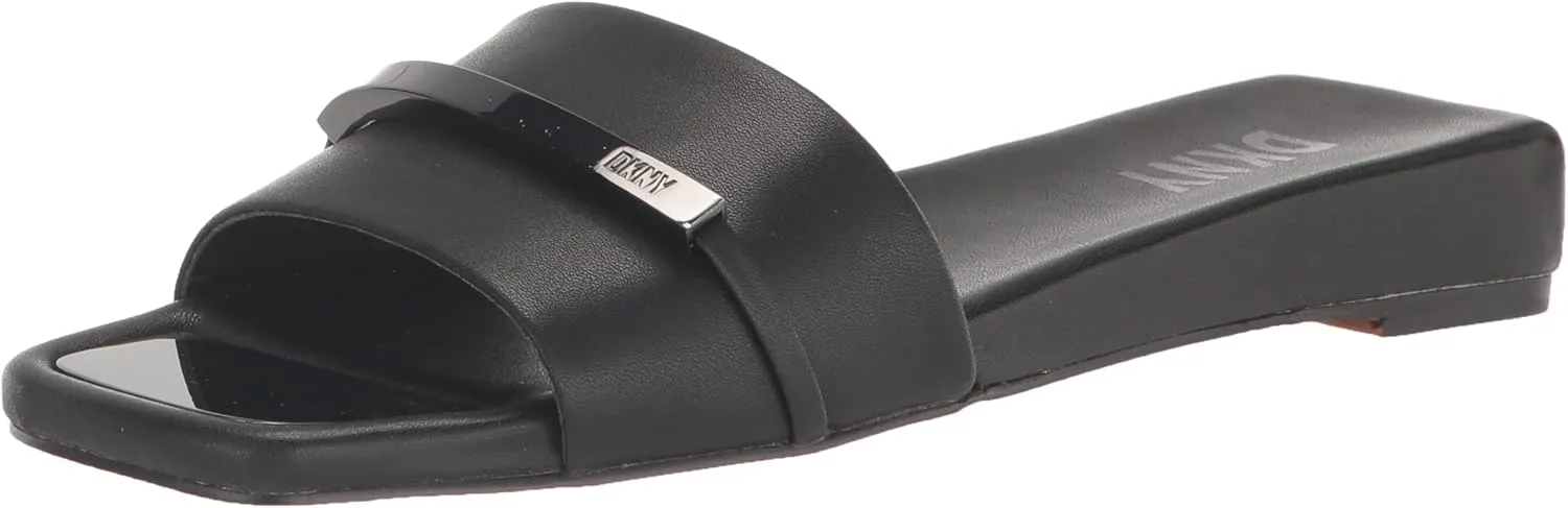 DKNY Women's Comfortable Chic Shoe Alaina Flat Sandal