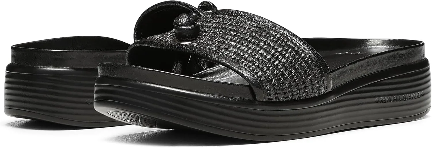 Donald Pliner Women's Farrah Slide Sandals, Women's Summer Sandals, 1,25" Slip-On Sandals for Women