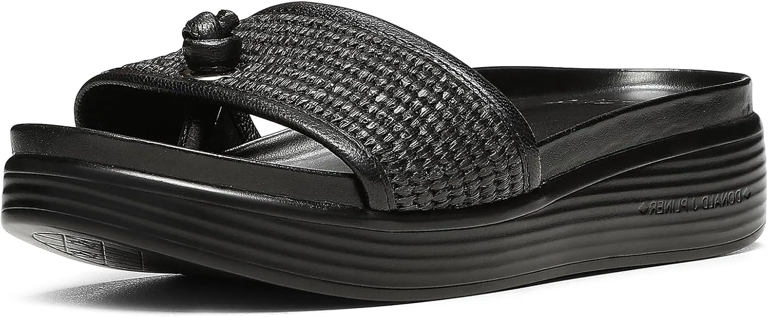 Donald Pliner Women's Farrah Slide Sandals, Women's Summer Sandals, 1,25" Slip-On Sandals for Women