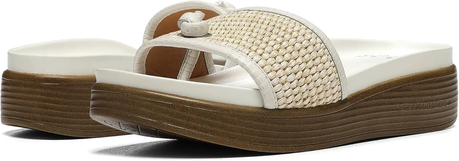 Donald Pliner Women's Farrah Slide Sandals, Women's Summer Sandals, 1,25" Slip-On Sandals for Women