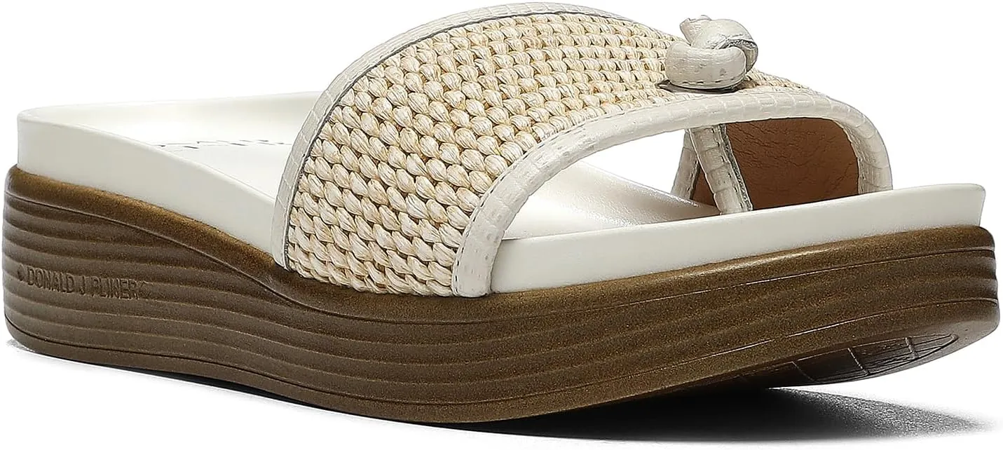 Donald Pliner Women's Farrah Slide Sandals, Women's Summer Sandals, 1,25" Slip-On Sandals for Women