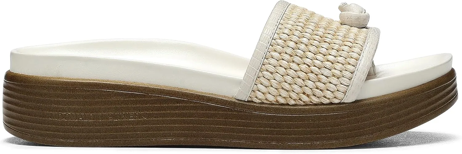 Donald Pliner Women's Farrah Slide Sandals, Women's Summer Sandals, 1,25" Slip-On Sandals for Women