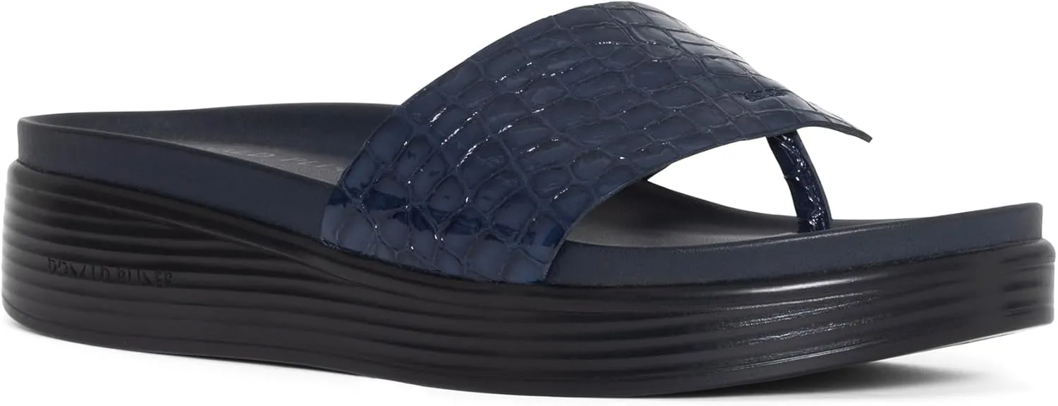 Donald Pliner Women's Fifi Slide Sandals, Women's Summer Sandals, Women’s Shoes, Comfortable Open-Toe Casual Flats